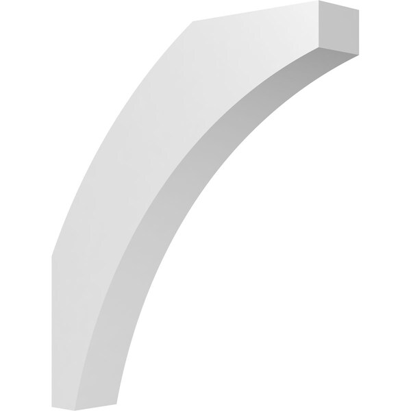 Ekena Millwork 5 1/2-in. W x 30-in. D x 34-in. H Thorton Architectural Grade PVC Knee Brace BRCP055X30X34THR - main